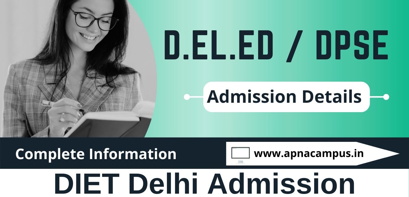 DIET Delhi admission 2023