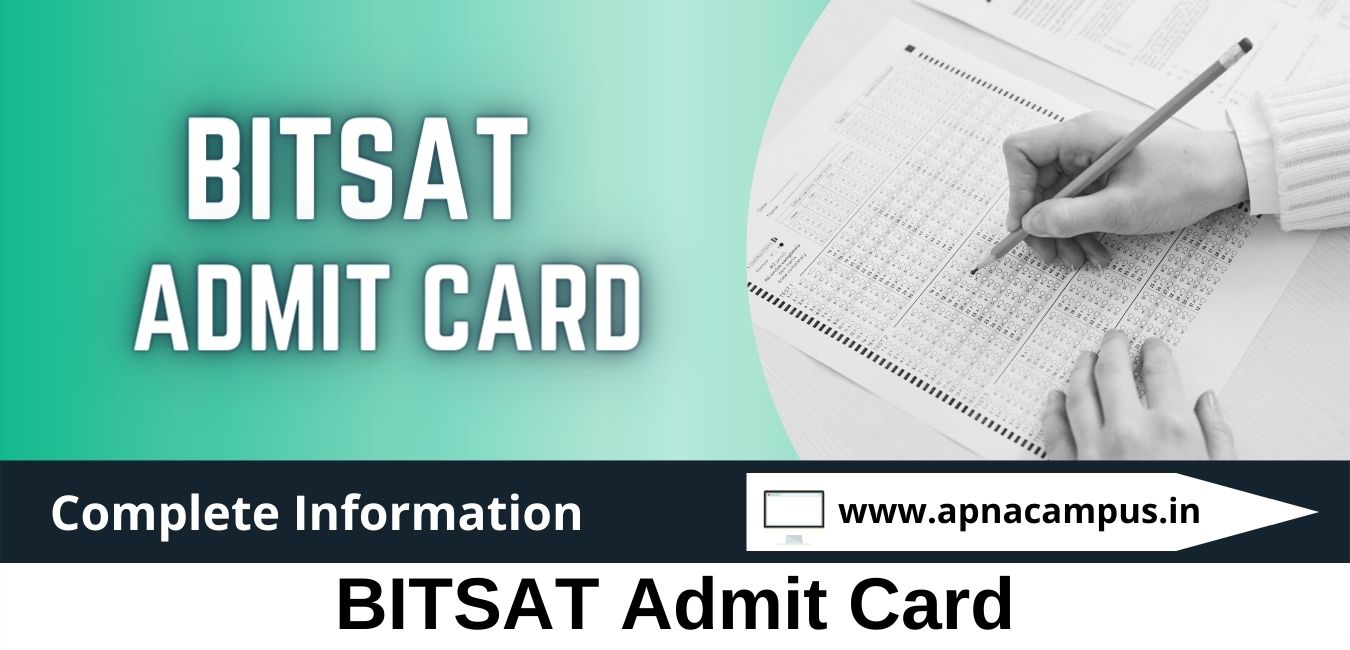 BITSAT Admit Card 2023