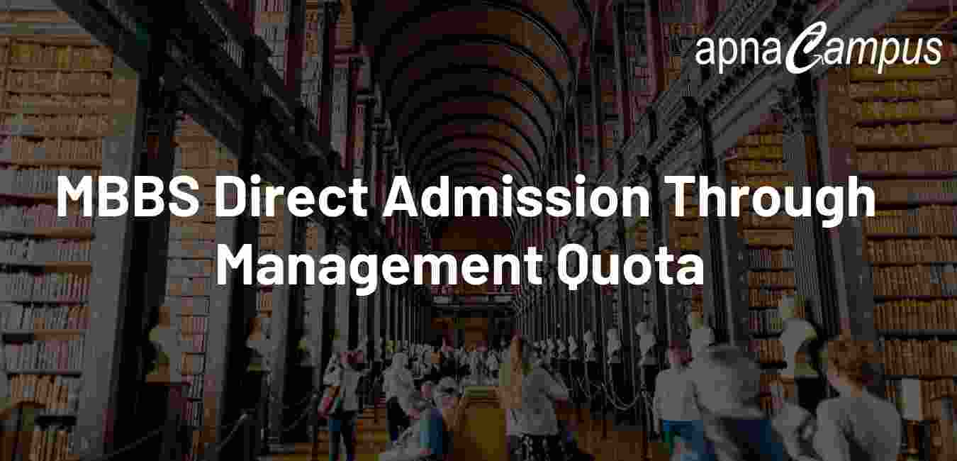MBBS Admission Through Management Quota