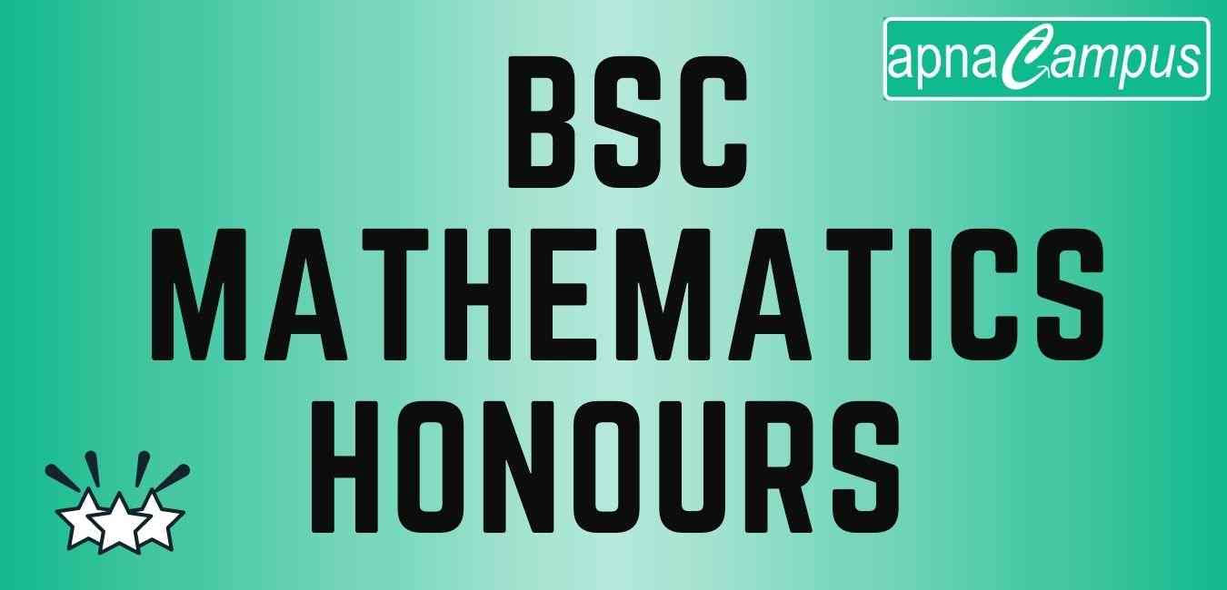 BSc Mathematics Honours