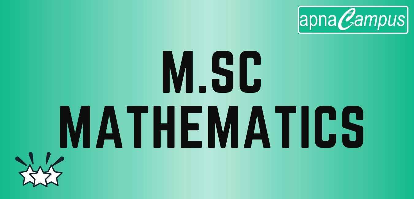 Msc Mathematics