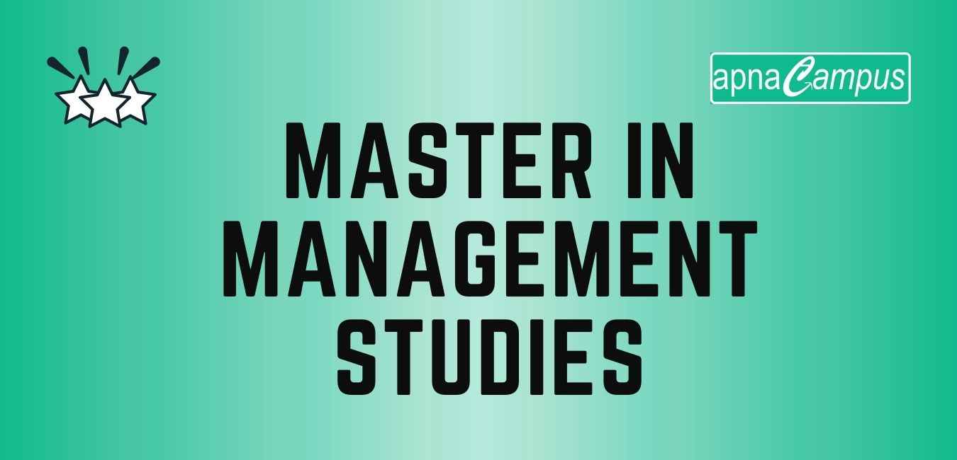 Master in Management Studies (MMS)