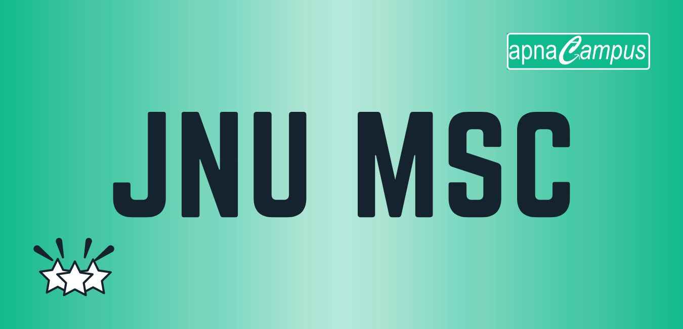 JNU MSc Admission 2023
